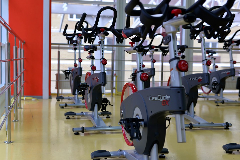 inside a gym